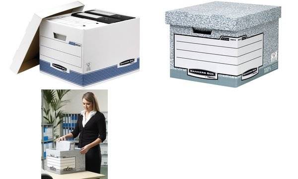 Archivbox System grau/weiß-2