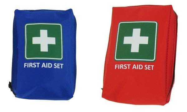 LEINA Mobiles Erste-Hilfe-Set "First Aid", 21-teilig, blau (8950051)-1
