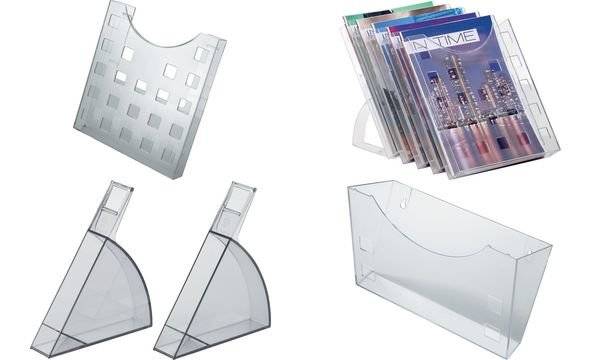helit Wandhalter "the grid", grau-transparent (5161030)