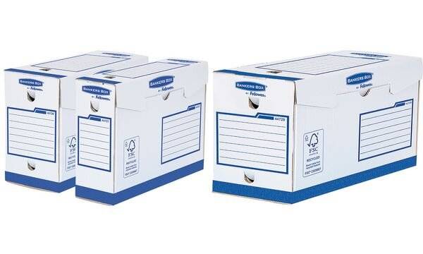 Fellowes BANKERS BOX Basic Archiv-Schachtel Heavy Duty A4 (55099955)-0