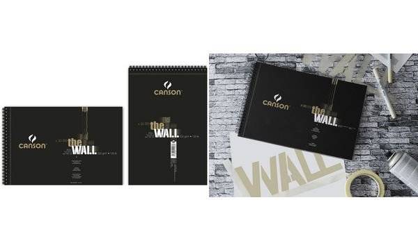 CANSON Zeichenpapier-Spiralblock The WALL, A4, 220 g/qm (5297877)-1