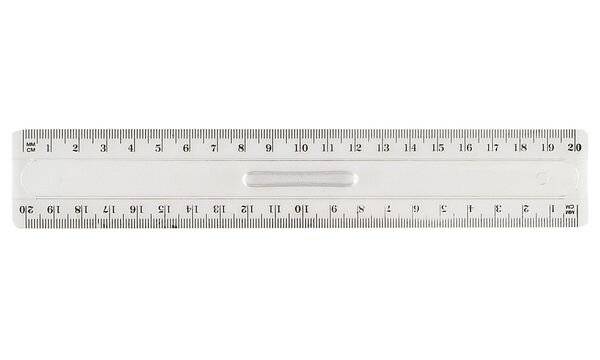 JPC Flachlineal, 200 mm, aus Plastik, mit Griff (61031092)-1