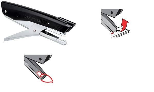 Maped Heftzange Essentials E4400, schwarz (82440010)