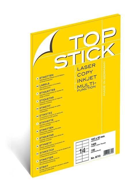 TOP STICK Universal-Etiketten, 200 x 297 mm, weiß (6510027)-0