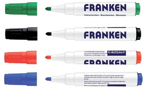 FRANKEN Whiteboard-Marker U-ACT! Line, farbig sortiert-1
