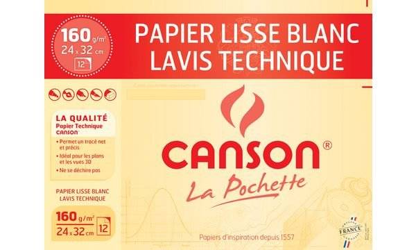 CANSON technisches Zeichenpapier, 240 x 320 mm, 160 g/qm (5297362)-1