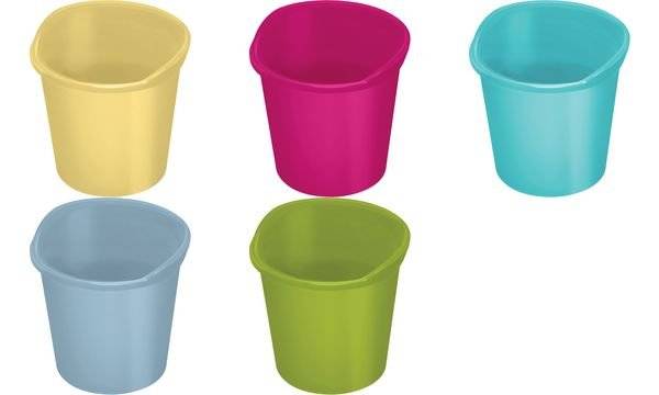 helit Papierkorb the joy, PP, 13 Liter, gelb (5170420)-1