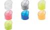 helit Multiköcher Economy Transparent, 4 Fächer, blau (5170324)