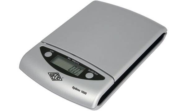 WEDO Briefwaage Optimo 1000 481154 1kg silber +Batterien - Artikel: 162236194-3