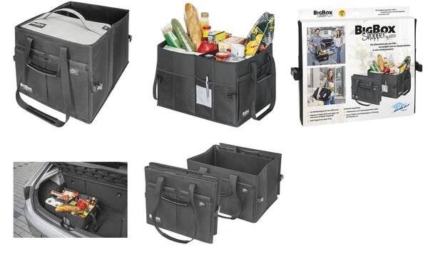 Kofferraumtasche BigBox Shopper XL 60x40x30 cm schwarz-3