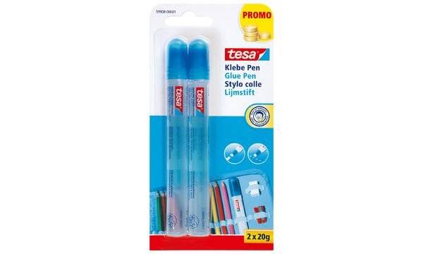tesa Klebepen Glue Pen, lösemittelfrei, 2 x 20 g (8759908)-0