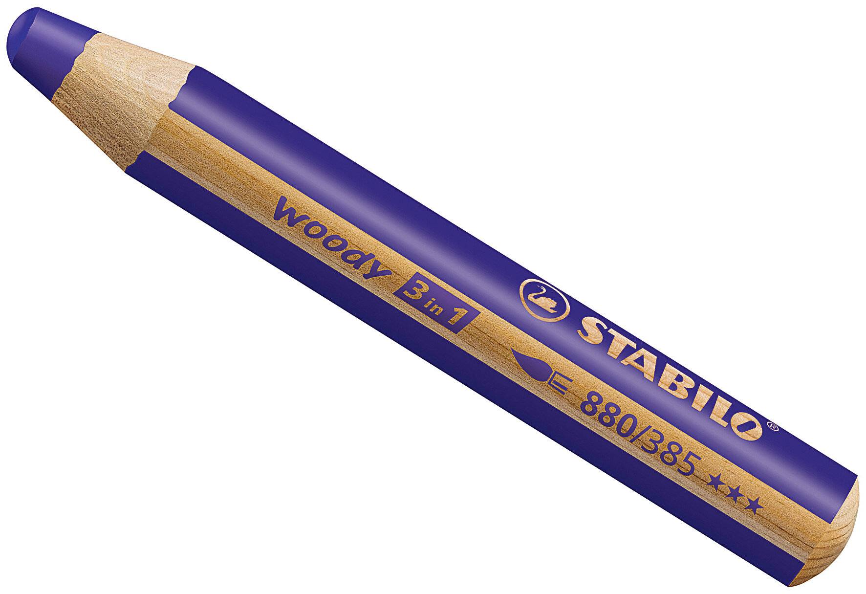 STABILO Multitalentstift woody 3 in 1, rund, violett (5550016)-1