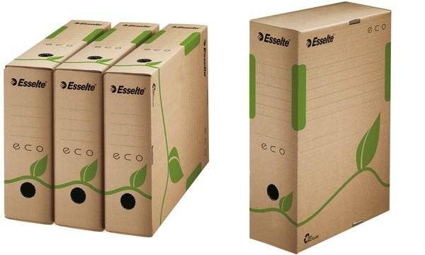 Esselte Archiv-Schachtel ECO, DIN A4, braun, (B)80 mm (80623916)