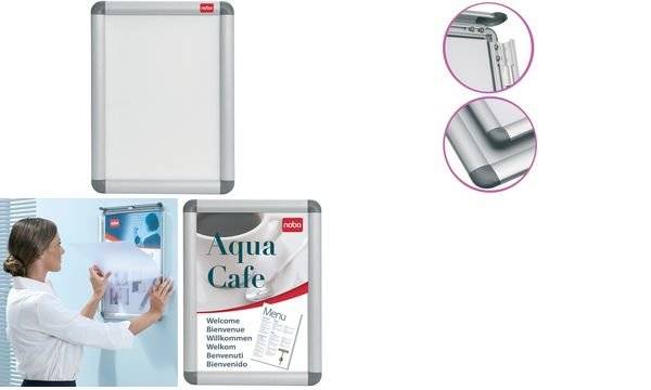 Plakatrahmen A0 + Befestigung PVC-Folie-1