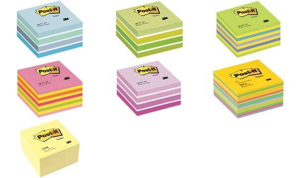 Haftnotiz Würfel 76x45x76mm neongrün - Artikel: 111210258-0