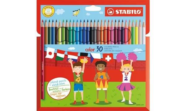 STABILO Buntstifte color, sechseckig, 30er Karton-Etui (5550048)-1