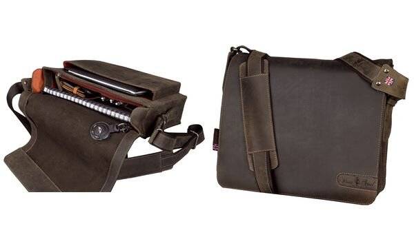 Notebooktasche BEN  37x33x14cm Echtleder braun - Artikel: 430200270-3
