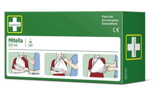 CEDERROTH Dreieckstuch Mitella, (B)96 x (T)96 x (H)136 mm (8910030)