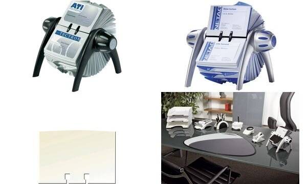 Rollkartei VISIFIX FLIP Kunststoff metallic silber-2
