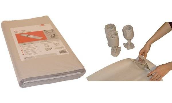 smartboxpro Packseide auf Bögen, (B)500 x (T)750 mm, grau (71600040)-1