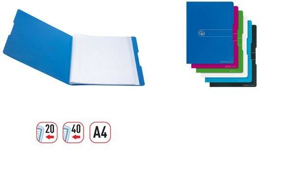 herlitz Sichtbuch easy orga to go, A4, 20 Hüllen, blau opak (11207347)