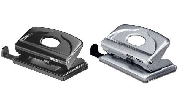 Bürolocher FMC10 Metall 10 Blatt schwarz-0