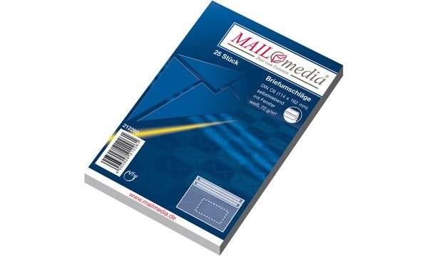 MAILmedia Briefumschlag Offset weiß, C6, mit Fenster (8710843)-1