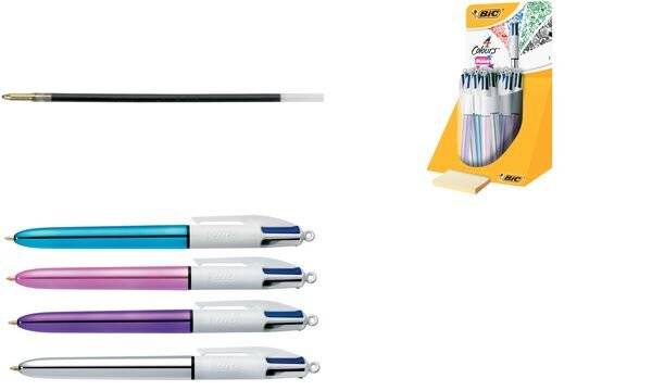BIC Druckkugelschreiber 4 Colours "Shine", im Thekendisplay (5103477)-1
