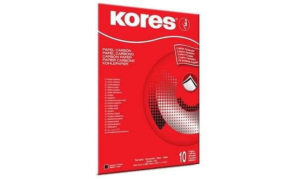 Kores Kohlepapier, DIN A4, schwarz, 10 Blatt (5678966)-0