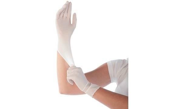 HYGOSTAR Nitril-Handschuh Safe Premium, XL, weiß, puderfrei-0