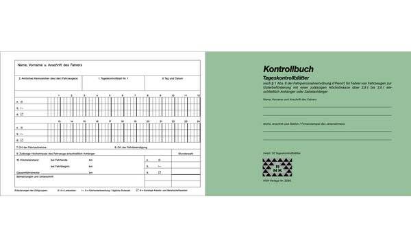 Fahrtenbuch A5 quer 32Bl-3