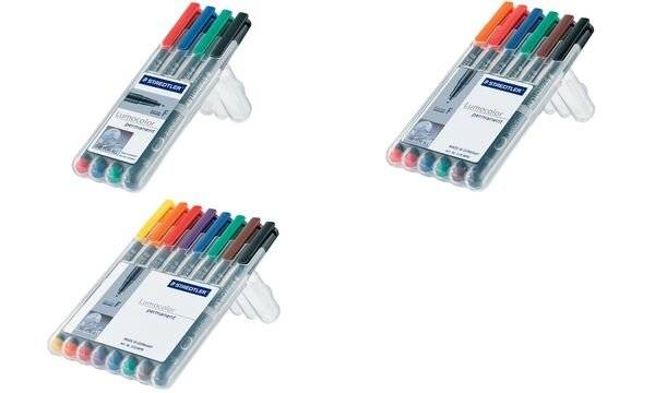 Folienstift Lumocolor 1mm sortiert 6 St./Pack. - Artikel: 156005200