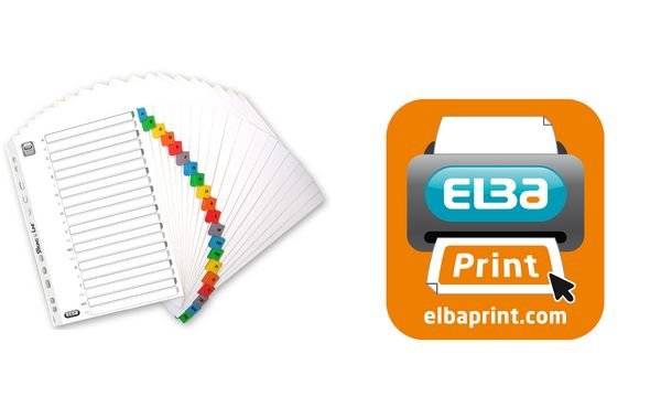 ELBA Mylarkarton-Register, A-Z, ohne ST/SCH, 26-teilig (335249200)