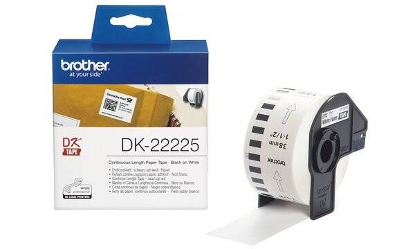 brother DK-22205 Endlos-Etiketten Papier, 62 mm x 30,48 m-1