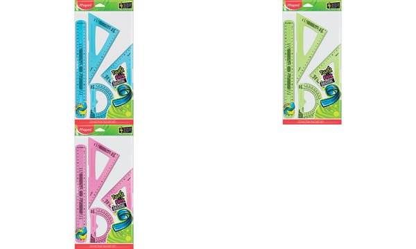 Maped Geometrie-Set Twist'n Flex, 4-teilig, farbig sortiert (82897157)-1