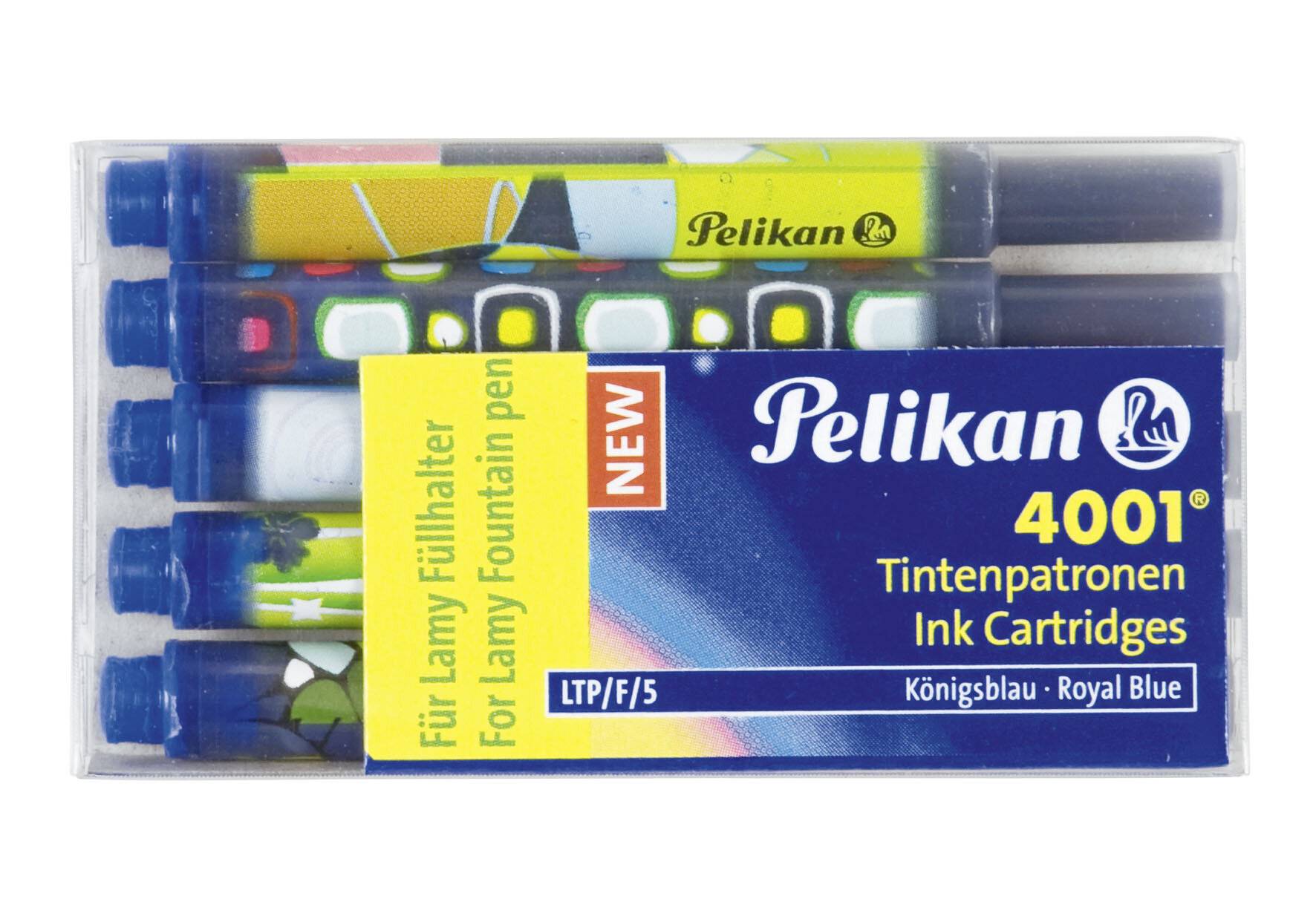 PELIKAN Tintenpatronen LTP/F/5 4001 für Lamy königsblau 5er Pack-1