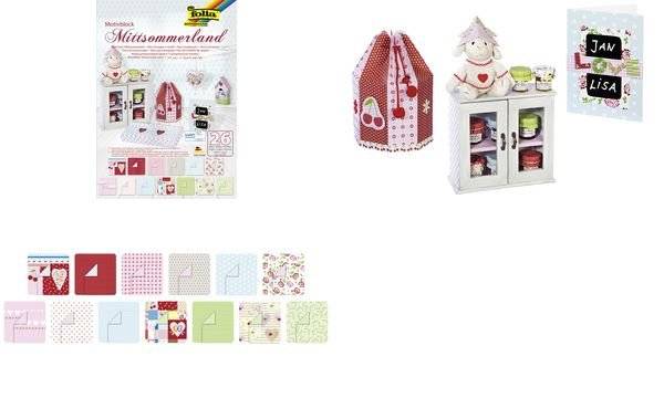 Folia 46849 - 26 Blätter A4 - 80 g/m² - 24 x 34 cm - 26 Blatt sortiert - MITTSOM-0