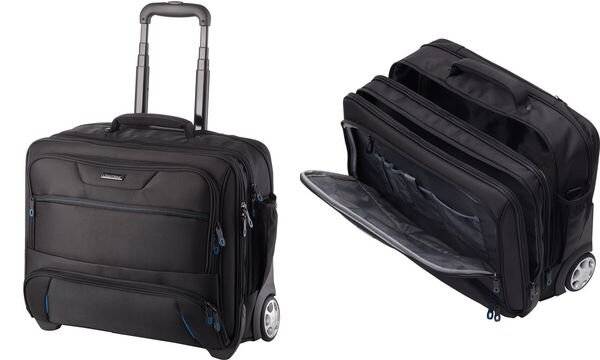 Business Laptop Trolley Sky 46x43x22cm Nylon schwarz-2