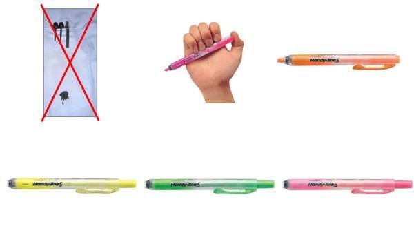 Pentel Textmarker Handy-lineS SXS15, orange (5231620)-1