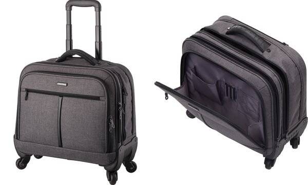 Business Laptop Trolley Phoenix 445x375x210mm Polyester grau-2