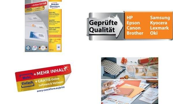 Etikett 70x37mm weiß 5.280 St./Pack. - Artikel: 129222101-1
