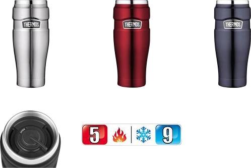 THERMOS® THERMOS® Isolierbecher Stainless King 0,47 l rot 4002.248.047-1