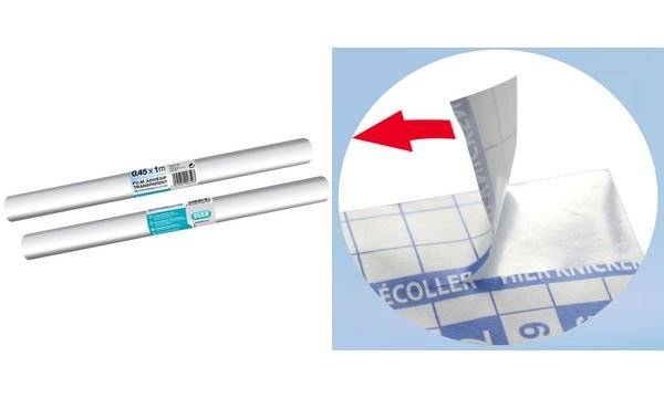 ELBA Buchschutzfolie, farblos, selbstklebend, 450 mm x 1 m (339550400)-0