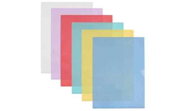 ELBA Sichthüllen DIN A4 Fard'Liss, PVC 0,18 mm, rot (335108500)