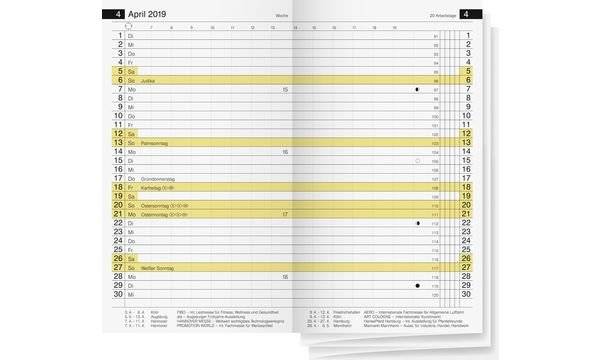 rido idé Kalender-Einlage für "Miniplaner d15", 2019 (6250347)-1