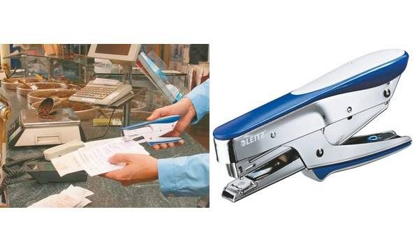 LEITZ Heftzange 5546, Heftleistung: 15 Blatt, water (334582900)-1
