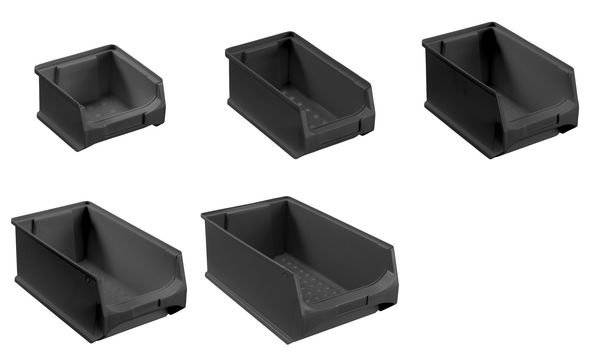 allit Sichtlagerkasten ProfiPlus GripBox 1, ESD, schwarz (71510126)-0