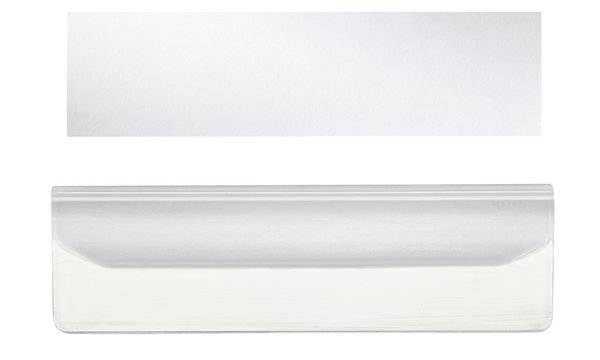 LEITZ Vollsichtreiter, Kunststoff, (B)55 mm, transparent (80111296)