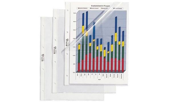 HETZEL Prospekthülle Standard, A4, PVC, genarbt, 0,095 mm (59220204)