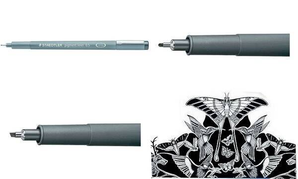 Fineliner pigment liner 0,2mm schwarz - Artikel: 304657490-2